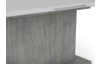 Jedálenský stôl Paulo 160x90 cm, biely/beton, rozkladací