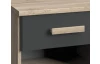 Nočný stolík Cariba, dub san remo/grafit