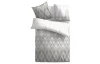 Obliečky Bibi 140x200 cm, šedé, bavlnený satén