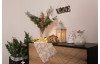 Vianočné dekorácie/svietnik Stromček 20 cm, biely