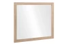 Nástenné zrkadlo Bali 80x70 cm, dub sonoma