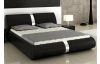 Posteľ Arte 160x200 cm, čierna ekokoža