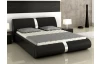 Posteľ Arte 160x200 cm, čierna ekokoža