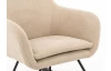 Hojdacie kreslo Galileo, béžová tkanina