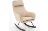 Hojdacie kreslo Galileo, béžová tkanina