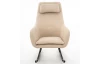 Hojdacie kreslo Galileo, béžová tkanina
