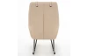 Hojdacie kreslo Galileo, béžová tkanina