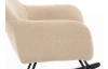 Hojdacie kreslo Galileo, béžová tkanina