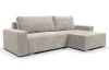 Rohová sedacia súprava Anafi, šedo-béžová látka