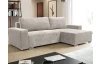 Rohová sedacia súprava Anafi, šedo-béžová látka