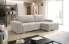 Rohová sedacia súprava Anafi, šedo-béžová látka