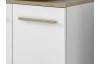 Kúpeľňová skrinka pod umývadlo South, biela/dub riviera