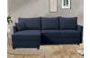 Rohová sedacia súprava Livorno, tmavo modrá tkanina
