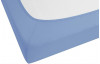 Napínacie prestieradlo Jersey Castell 90x200 cm, modré