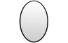 Nástenné zrkadlo Oval 40x60 cm, čierne