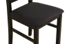 Jedálenská stolička Nila, čierna/čierná látka