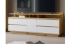 TV skrinka Foggia 188 cm, dub artisan/biela