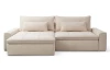 Rohová sedačka Athos, krémová látka