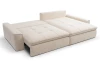 Rohová sedačka Athos, krémová látka
