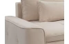 Rohová sedačka Athos, krémová látka