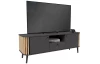 TV skrinka Pure, 138 cm, tmavě šedá/dub artisan