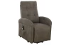 Kreslo s elektrickým polohovaním Lazio, hnedá látka