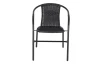 Záhradná stolička Rachel, čierna