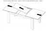 Jedálenský stôl CALAIS RVST46 160x90