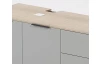 Zostava 2 skriniek k písaciemu stolu Home Office,dub sonoma/svetlosivá
