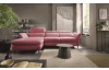 Rohová sedacia súprava Mango, staroružová látka, ľavý roh