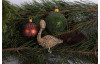 Vianočná ozdoba Guľa 6 cm, hnedá