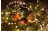 Vianočná ozdoba Guľa 6 cm, hnedá
