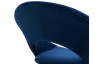 Jedálenská stolička Elisa, modrá látka