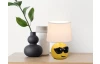 Stolová lampa Coolio 26 cm, smajlík s okuliarmi