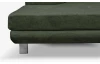 Rohová sedacia súprava Lotos, lahvovo zelená látka,ľavý roh