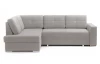 Rohová sedacia súprava Stilo, stredně šedá látka, ľavý roh