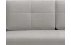 Rohová sedacia súprava Stilo, stredně šedá látka, ľavý roh