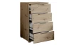 Nočný stolík/skrinka so 4 zásuvkami Smilla, výška 79 cm, dub artisan