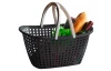 Nákupný košík 15 l, čierny, recyklovaný plast