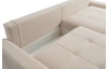 Rohová sedačka Athos, krémová látka