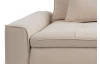 Rohová sedačka Athos, krémová látka