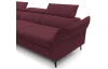 Rohová sedacia súprava Mango, vínová látka, ľavý roh