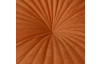 Okrúhly dekoračný vankúš Atmos 40 cm, tmavo oranžový