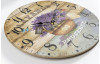 Nástenné hodiny Levandule Provence 30 cm, MDF