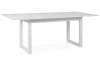 Rozkladací jedálenský stôl Denver 160x90 cm, biely