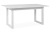 Rozkladací jedálenský stôl Denver 160x90 cm, biely