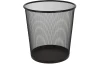 Odpadkový kôš na papier 28 cm, čierny kov