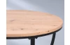 Okrúhly konferenčný stolík Palermo 80 cm, dub artisan