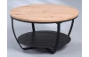Okrúhly konferenčný stolík Palermo 80 cm, dub artisan