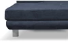 Rohová sedacia súprava Lotos,tmavomodrá látka, ľavý roh
